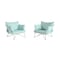 Cosco Novogratz Poolside Gossip Collection, Teddi Outdoor Lounge Chairs, 2-piece, Aqua Haze 88061AQHE - alternate 4